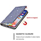 For iPhone XS Max Ultrathin Glitter Magnetic Horizontal Flip Leather Case with Holder & Card Slots(Gray) - 5