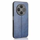 For Tecno Spark 30C Cow Pattern Sewing Back Cover Phone Case(Blue) - 3
