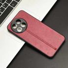 For Tecno Spark 30 Pro 4G Cow Pattern Sewing Back Cover Phone Case(Red) - 2