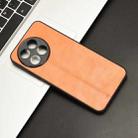 For Tecno Spark 30 Pro 4G Cow Pattern Sewing Back Cover Phone Case(Orange) - 2