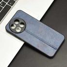 For Tecno Spark 30 Pro 4G Cow Pattern Sewing Back Cover Phone Case(Blue) - 2