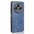 For Tecno Spark 30 4G Cow Pattern Sewing Back Cover Phone Case(Blue) - 3