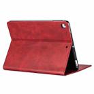For iPad 9.7 inch Universal Tablet Fashion Calf Texture Zipper Horizontal Flip Leather Case with Stand & Card Slots & Wallet & Wake-up / Sleep Function(Red) - 4