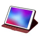 For iPad 9.7 inch Universal Tablet Fashion Calf Texture Zipper Horizontal Flip Leather Case with Stand & Card Slots & Wallet & Wake-up / Sleep Function(Red) - 5