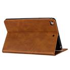 For iPad Mini 1 / 2 / 3 / 4 / 5 Tablet Fashion Calf Texture Zipper Horizontal Flip Leather Case with Stand & Card Slots & Wallet & Wake-up / Sleep Function(Brown) - 4