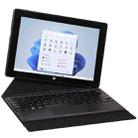 HONGSAMDE 10.1 inch 2 in 1 Tablet PC, 4GB+64GB, Windows 11, Interl Gemini Lake N4120 Quad Core with Keyboard(Black) - 1