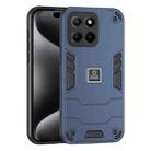 For Honor X6 2 in 1 Shockproof Phone Case(Blue) - 1