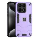 For Honor X8b 2 in 1 Shockproof Phone Case(Purple) - 1