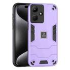 For Infinix Hot 30i 2 in 1 Shockproof Phone Case(Purple) - 1