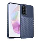 For Samsung Galaxy A36 5G Thunderbolt Shockproof TPU Phone Case(Blue) - 1