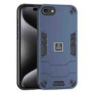 For iPhone SE 2022 / SE 2020 2 in 1 Shockproof Phone Case(Blue) - 1