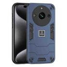 For Realme Narzo 60 Pro 2 in 1 Shockproof Phone Case(Blue) - 1