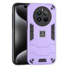 For Realme 12 Pro 2 in 1 Shockproof Phone Case(Purple) - 1