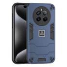 For Realme 12 Pro+ 2 in 1 Shockproof Phone Case(Blue) - 1