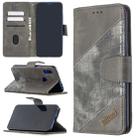 For Xiaomi Redmi 7 Matching Color Crocodile Texture Horizontal Flip PU Leather Case with Wallet & Holder & Card Slots(Grey) - 1