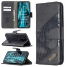 For Xiaomi Redmi 8 Pro Matching Color Crocodile Texture Horizontal Flip PU Leather Case with Wallet & Holder & Card Slots(Black) - 1
