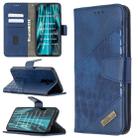 For Xiaomi Redmi 8 Pro Matching Color Crocodile Texture Horizontal Flip PU Leather Case with Wallet & Holder & Card Slots(Blue) - 1