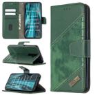 For Xiaomi Redmi 8 Pro Matching Color Crocodile Texture Horizontal Flip PU Leather Case with Wallet & Holder & Card Slots(Green) - 1