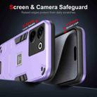 For Tecno Camon 20 Pro 4G 2 in 1 Shockproof Phone Case(Purple) - 2