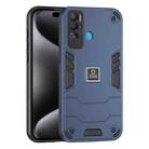 For Tecno Pova Neo 2 in 1 Shockproof Phone Case(Blue) - 1