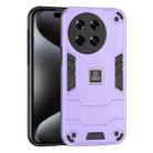 For Tecno Spark 20 Pro+ 2 in 1 Shockproof Phone Case(Purple) - 1