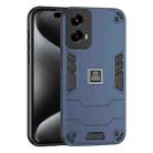 For Motorola Moto G Stylus 5G 2024 2 in 1 Shockproof Phone Case(Blue) - 1