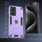 For Motorola Edge 5G 2024 Shockproof TPU Hybrid PC Phone Case(Purple) - 2