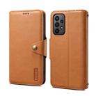 For Samsung Galaxy A23 Denior Cowhide Texture Wallet Style Leather Phone Case(Khaki) - 1