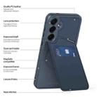 For Samsung Galaxy S25 5G DUX DUCIS Rafi II Series MagSafe Magnetic Holder RFID Phone Case(Blue) - 3