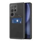 For Samsung Galaxy S25 Ultra 5G DUX DUCIS Rafi II Series MagSafe Magnetic Holder RFID Phone Case(Black) - 1