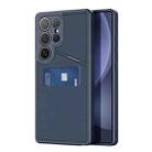 For Samsung Galaxy S25 Ultra 5G DUX DUCIS Rafi II Series MagSafe Magnetic Holder RFID Phone Case(Blue) - 1