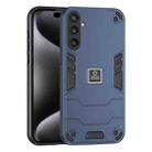 For Samsung Galaxy S23 FE 5G 2 in 1 Shockproof Phone Case(Blue) - 1