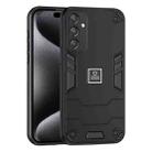For Samsung Galaxy A25 EU Version 1.62 2 in 1 Shockproof Phone Case(Black) - 1