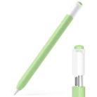 For Apple Pencil (USB-C) Jelly Silicone Stylus Pen Protective Cover(Matcha Green) - 1