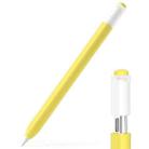 For Apple Pencil (USB-C) Jelly Silicone Stylus Pen Protective Cover(Yellow) - 1
