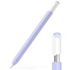 For Apple Pencil (USB-C) Jelly Silicone Stylus Pen Protective Cover(Purple) - 1