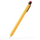 For Apple Pencil 2 Pen Clip Ultra Thin Series Stylus Pen Protective Case(Yellow) - 1