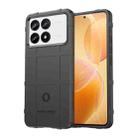 For Xiaomi Redmi K70 Pro Full Coverage Shockproof TPU Phone Case(Black) - 1