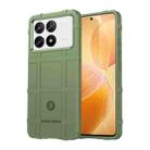 For Xiaomi Redmi K70E Full Coverage Shockproof TPU Phone Case(Green) - 1
