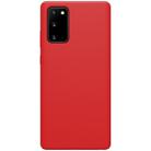 For Samsung Galaxy Note20 NILLKIN Flex Pure Series Solid Color Liquid Silicone Dropproof Protective Case(Red) - 1
