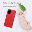For Samsung Galaxy Note20 NILLKIN Flex Pure Series Solid Color Liquid Silicone Dropproof Protective Case(Red) - 7