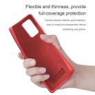 For Samsung Galaxy Note20 NILLKIN Flex Pure Series Solid Color Liquid Silicone Dropproof Protective Case(Red) - 10