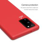 For Samsung Galaxy Note20 NILLKIN Flex Pure Series Solid Color Liquid Silicone Dropproof Protective Case(Red) - 12