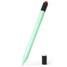 For Apple Pencil 2 Retro Pencil Style Stylus Pen Protective Case(Turquoise) - 1