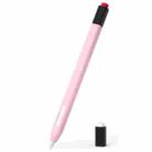 For Apple Pencil 2 Retro Pencil Style Stylus Pen Protective Case(Pink) - 1
