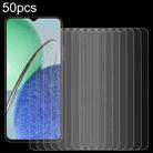 For Huawei nova Y62 Plus 50pcs 0.26mm 9H 2.5D Tempered Glass Film - 1