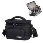 Cwatcun D67 Crossbody Camera Bag Photography Lens Shoulder Bag, Size:30.5 x 16.5 x 20cm L(Black) - 1