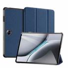 For OnePlus Pad Pro / Pad 2 12.1 DUX DUCIS Domo Series Magnetic Flip Leather Tablet Case(Blue) - 2