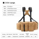 Cwatcun D104 Camera Waist Pack Vest Bag, Size:75 x 10.5 x 27.5cm(Earth) - 2