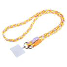 Universal Phone Three Strand Long Lanyard(Orange Yellow Purple) - 1